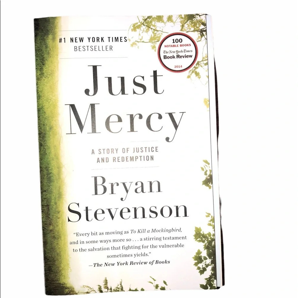 Just Mercy by Bryan Stevenson book #1 New York Times best seller